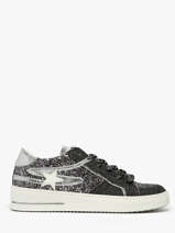 Sneakers Vana Uit Leder Semerdjian Zwart accessoires VANA